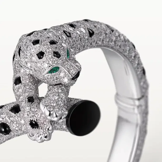 Panthere De Cartier-armband, bezet