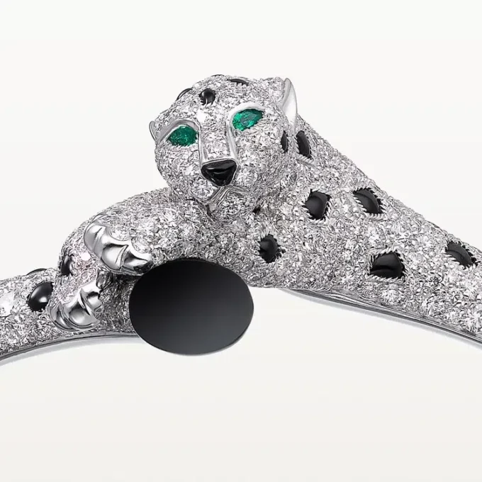 Panthere De Cartier-armband, bezet