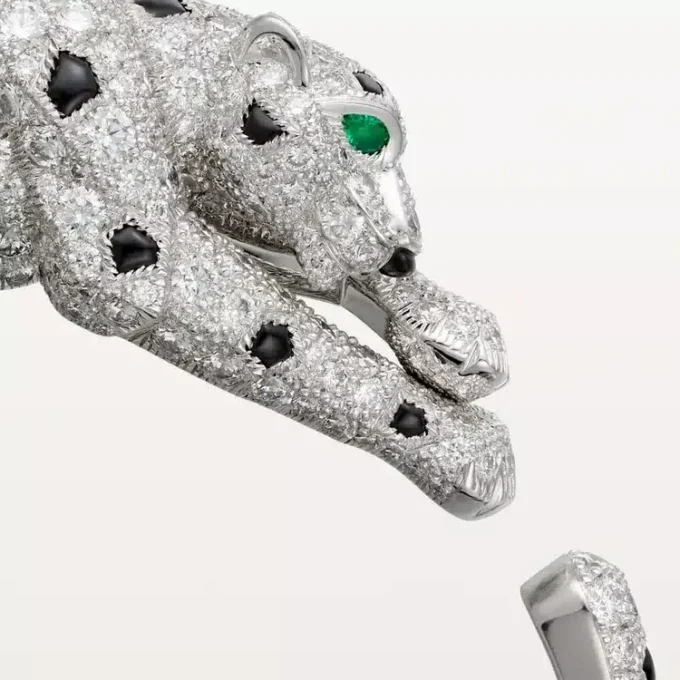 Panthere De Cartier-armband, bezet