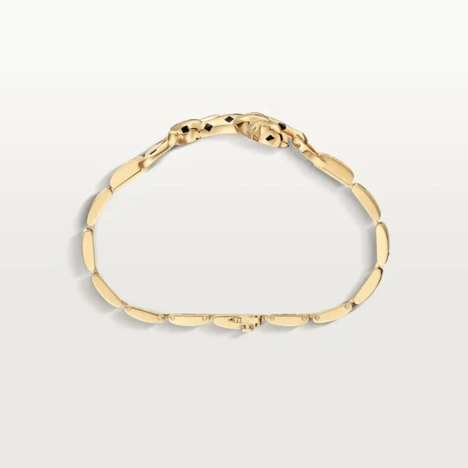 Panthere De Cartier-armband – geelgoud, lak, diamant, tsavoriet, onyx – Cartier