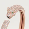 Panthere De Cartier-armband, klein model, bezet