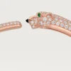 Panthere De Cartier-armband, klein model, bezet