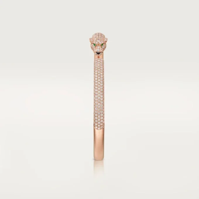 Panthere De Cartier-armband, klein model, bezet