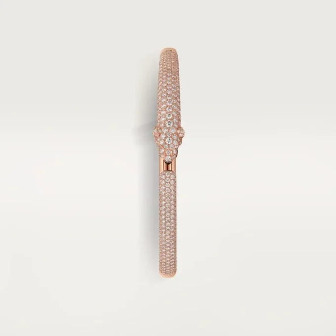 Panthere De Cartier-armband, klein model, bezet