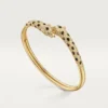 Panthere De Cartier-armband, klein model, half bezet