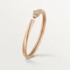 Panthere De Cartier-armband, klein model, half bezet