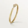 Panthere De Cartier-armband, klein model, half bezet