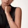 Panthere De Cartier-armband, klein model, half bezet