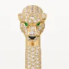 Panthere De Cartier-armband, klein model, half bezet