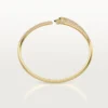 Panthere De Cartier-armband, klein model, half bezet