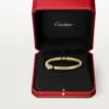 Panthere De Cartier-armband, klein model, half bezet