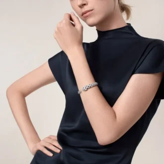 Panthere De Cartier-armband, middelgroot model, bezet