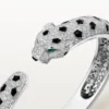 Panthere De Cartier-armband, middelgroot model, bezet