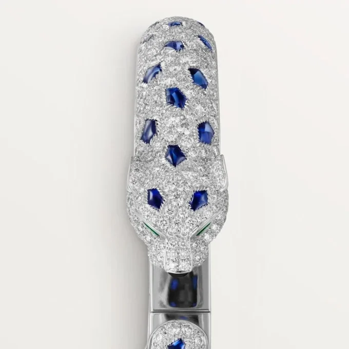 Panthere De Cartier-armband, middelgroot model, bezet