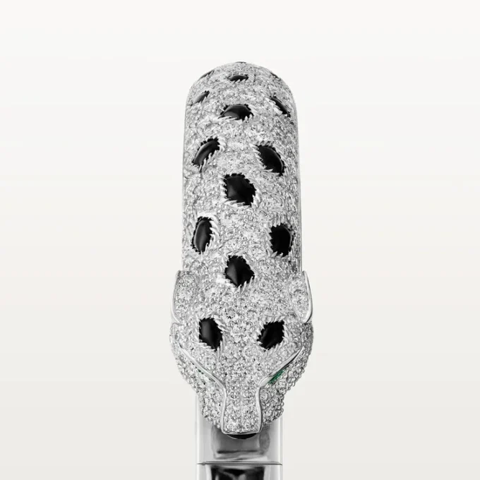 Panthere De Cartier-armband, middelgroot model, bezet