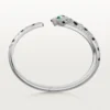 Panthere De Cartier-armband, middelgroot model, half bezet