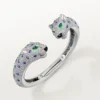Panthere De Cartier-armband, saffier, bezet