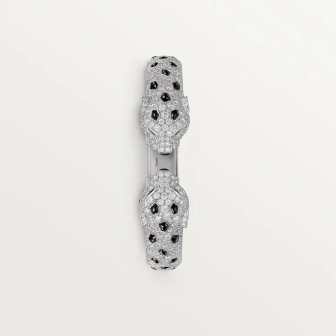 Panthere De Cartier-armband, scharnierend, bezet