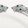 Panthere De Cartier-armband, scharnierend, bezet