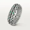Panthere De Cartier-armband, smaragd, bezet