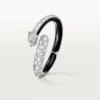 Panthere De Cartier-armband, zwart gelakt, bezet