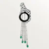 Panthere De Cartier-broche – Witgoud, smaragden, onyx, diamanten – Cartier