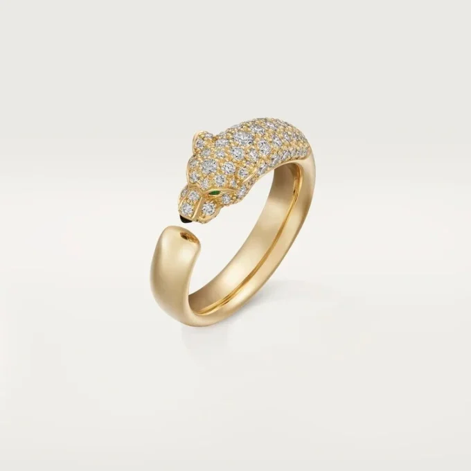 Panthere De Cartier diamanten ring, geelgoud | Cartier Us