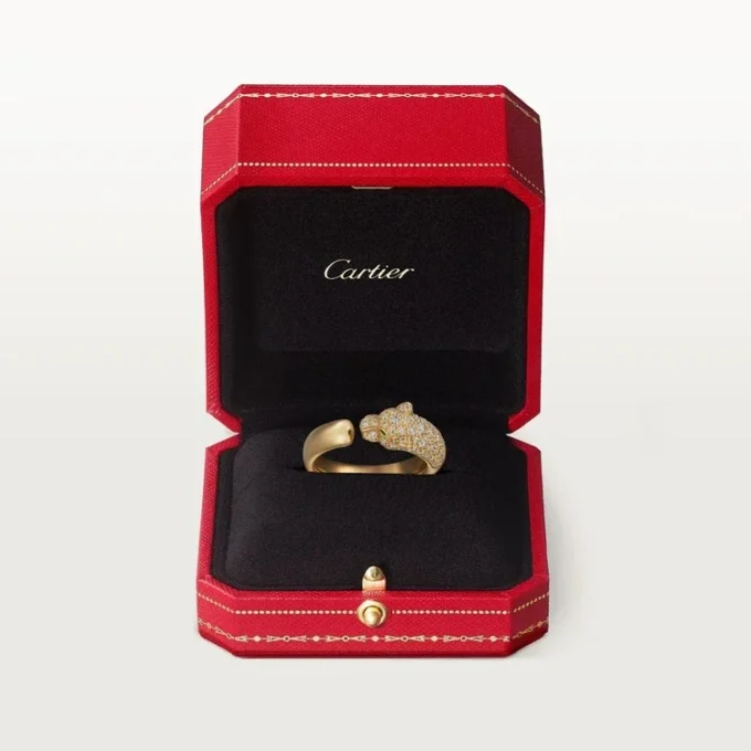 Panthere De Cartier diamanten ring, geelgoud | Cartier Us