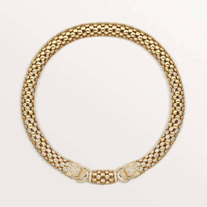 Panthere De Cartier-halsketting, bezet