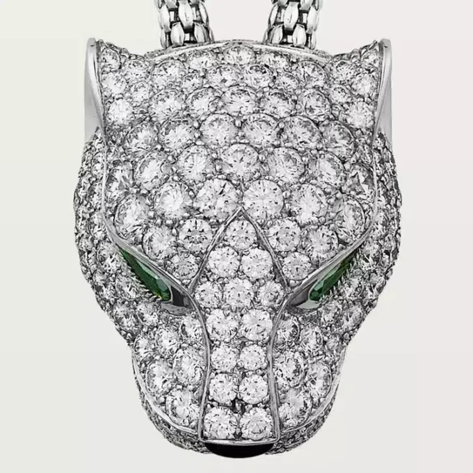 Panthere De Cartier-halsketting, bezet