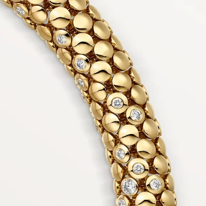 Panthere De Cartier-halsketting, bezet