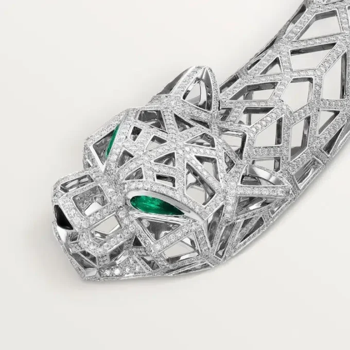 Panthere De Cartier-halsketting, bezet