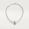 Panthere De Cartier-halsketting, multi-wear, bezet