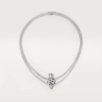 Panthere De Cartier-halsketting, multi-wear, bezet