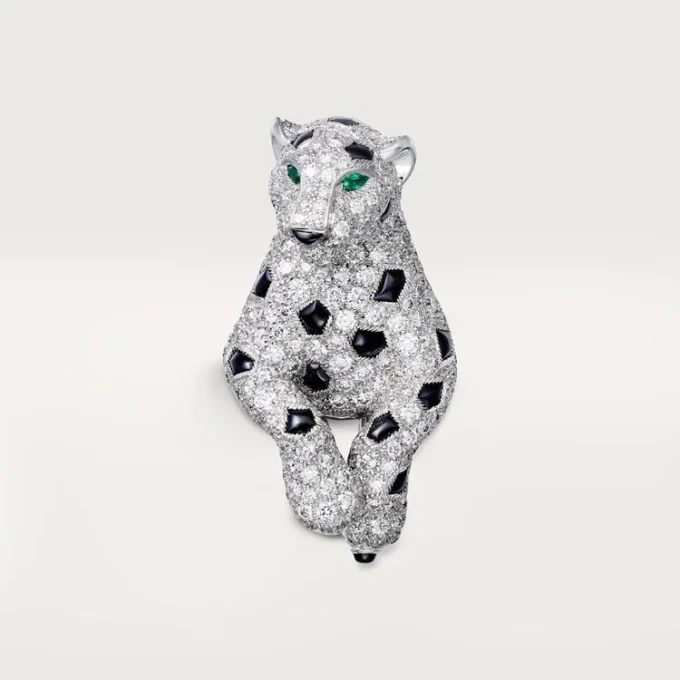 Panthere De Cartier-halsketting, multi-wear, bezet