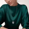 Panthere De Cartier-halsketting – Witgoud, smaragden, diamanten, onyx – Cartier