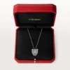 Panthere De Cartier-halsketting – Witgoud, smaragden, diamanten, onyx – Cartier