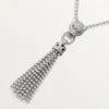 Panthere De Cartier-halsketting – Witgoud, zwarte lak, smaragden, onyx, diamanten – Cartier