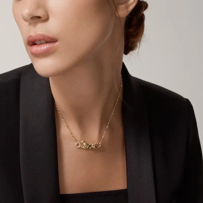 Panthere De Cartier hanger, diamanten