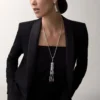 Panthere De Cartier lange ketting, robijn, multi-wear, groot model, bezet