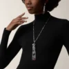 Panthere De Cartier lange ketting, robijn, multi-wear, groot model, bezet