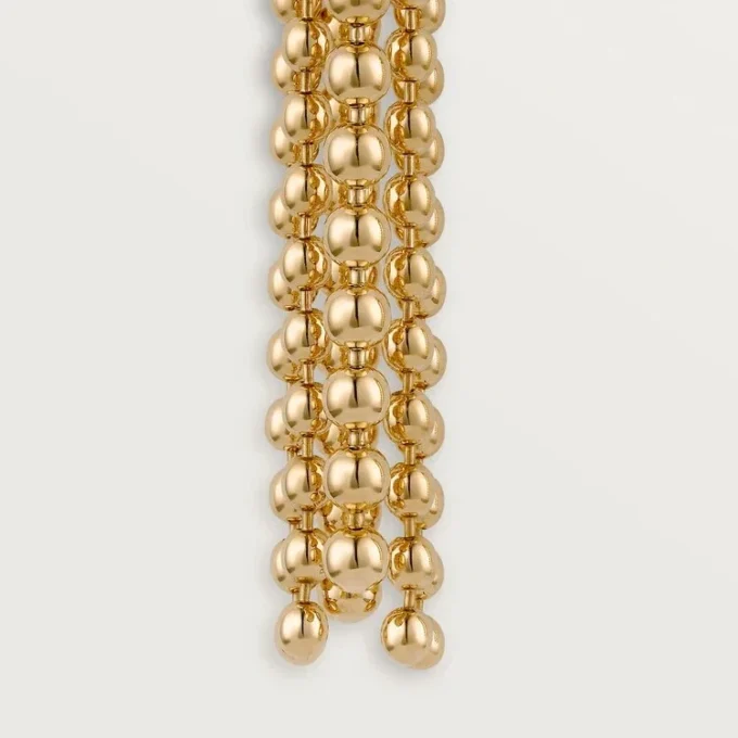 Panthere De Cartier-oorbellen – geelgoud, diamanten, tsavoriet-granaten, onyx – Cartier