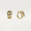 Panthere De Cartier-oorbellen – geelgoud, lak, diamanten, tsavoriet-granaten, onyx – Cartier