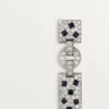 Panthere De Cartier-oorbellen – Witgoud, smaragden, onyx, diamanten – Cartier