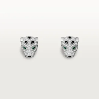 Panthere De Cartier oorknopjes, bezet