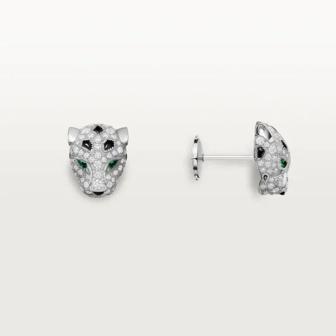 Panthere De Cartier oorknopjes, bezet