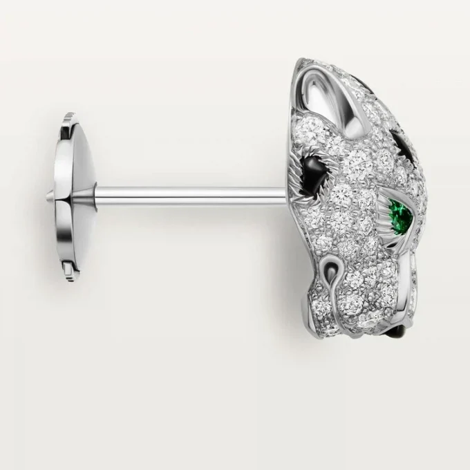 Panthere De Cartier oorknopjes, bezet