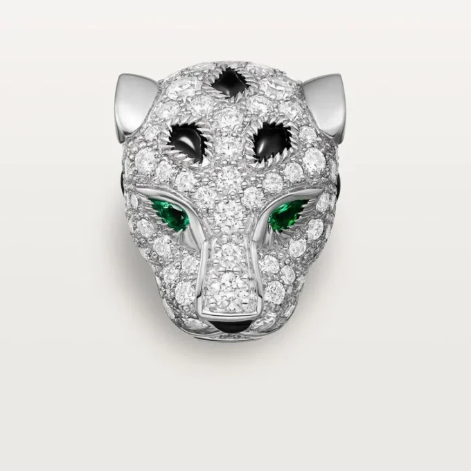 Panthere De Cartier oorknopjes, bezet