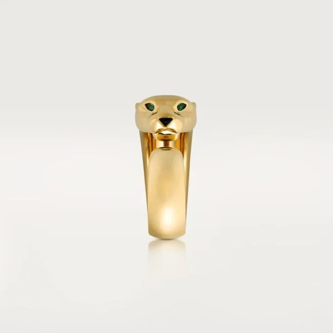 Panthere De Cartier-ring – geelgoud, onyx, tsavoriet-granaat – Cartier