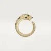Panthere De Cartier-ring – geelgoud, smaragden, onyx, diamanten – Cartier